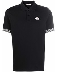 schwarzes Polohemd von Moncler