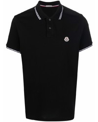 schwarzes Polohemd von Moncler