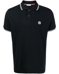 schwarzes Polohemd von Moncler