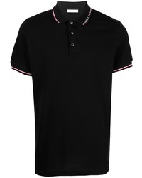 schwarzes Polohemd von Moncler