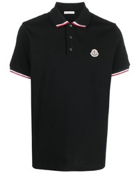 schwarzes Polohemd von Moncler