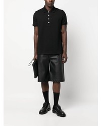 schwarzes Polohemd von Balmain