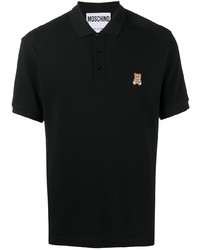 schwarzes Polohemd von Moschino