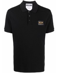 schwarzes Polohemd von Moschino