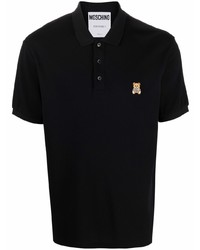 schwarzes Polohemd von Moschino