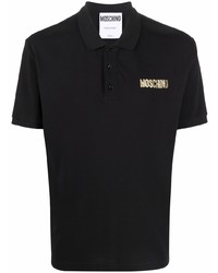 schwarzes Polohemd von Moschino