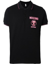 schwarzes Polohemd von Moschino