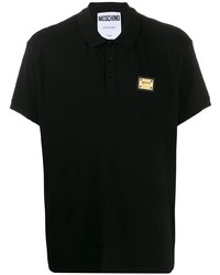 schwarzes Polohemd von Moschino