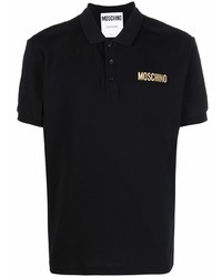 schwarzes Polohemd von Moschino