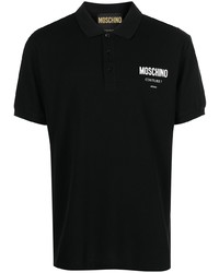 schwarzes Polohemd von Moschino