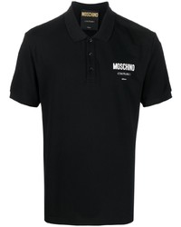 schwarzes Polohemd von Moschino