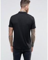 schwarzes Polohemd von Asos