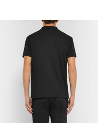 schwarzes Polohemd von Calvin Klein Collection