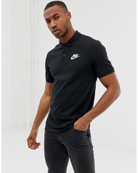 schwarzes Polohemd von Nike
