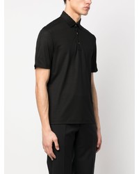 schwarzes Polohemd von Zegna