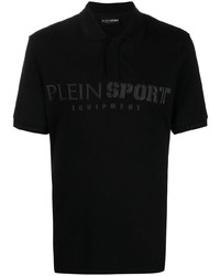 schwarzes Polohemd von Plein Sport