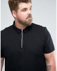 schwarzes Polohemd von Asos