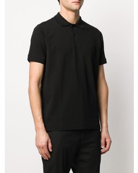 schwarzes Polohemd von Jil Sander