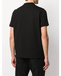 schwarzes Polohemd von Jil Sander