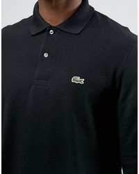 schwarzes Polohemd von Lacoste