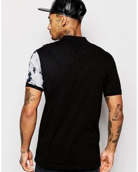 schwarzes Polohemd von Asos