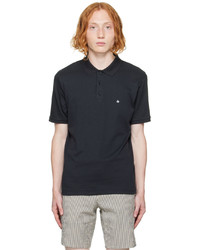 schwarzes Polohemd von rag & bone