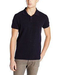 schwarzes Polohemd von Scotch & Soda