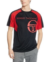 schwarzes Polohemd von Sergio Tacchini