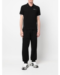 schwarzes Polohemd von McQ