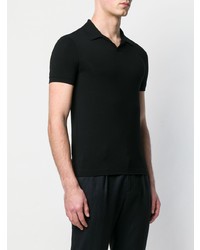 schwarzes Polohemd von Giorgio Armani