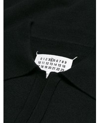schwarzes Polohemd von Maison Margiela