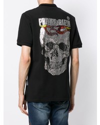 schwarzes Polohemd von Philipp Plein