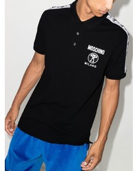 schwarzes Polohemd von Moschino