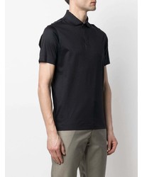 schwarzes Polohemd von Z Zegna