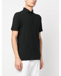 schwarzes Polohemd von Lardini