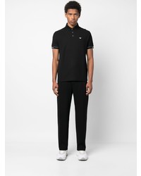 schwarzes Polohemd von Emporio Armani