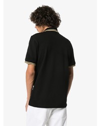 schwarzes Polohemd von Fred Perry