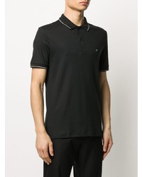 schwarzes Polohemd von Calvin Klein