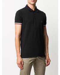 schwarzes Polohemd von Tommy Hilfiger