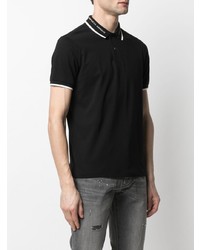 schwarzes Polohemd von Emporio Armani