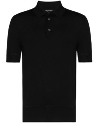 schwarzes Polohemd von Tom Ford