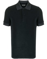 schwarzes Polohemd von Tom Ford