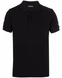 schwarzes Polohemd von Tom Ford