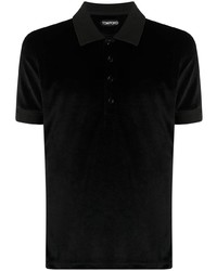 schwarzes Polohemd von Tom Ford