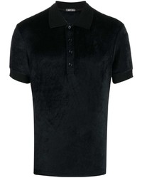 schwarzes Polohemd von Tom Ford