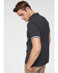 schwarzes Polohemd von Tommy Hilfiger