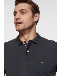 schwarzes Polohemd von Tommy Hilfiger