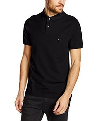 schwarzes Polohemd von TOMMY HILFIGER MENSWEAR