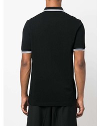 schwarzes Polohemd von Fred Perry