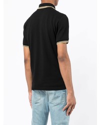 schwarzes Polohemd von Fred Perry